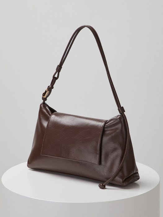 Levre Flap Shoulder Bag - Mustang