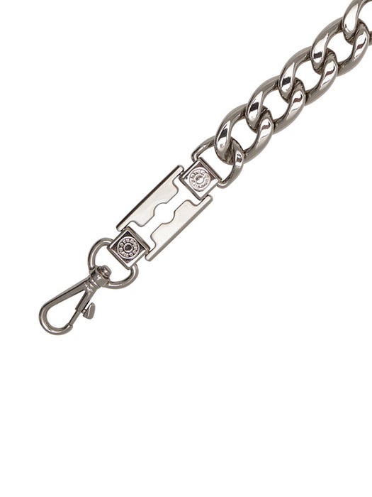 Razor Chain Short Strap - Silver