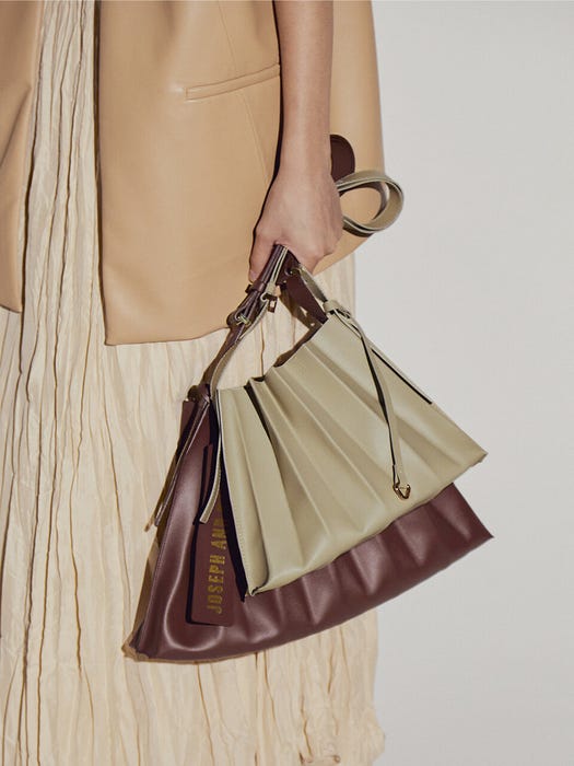 Modern Pleats Bag Small - Simply Tofu