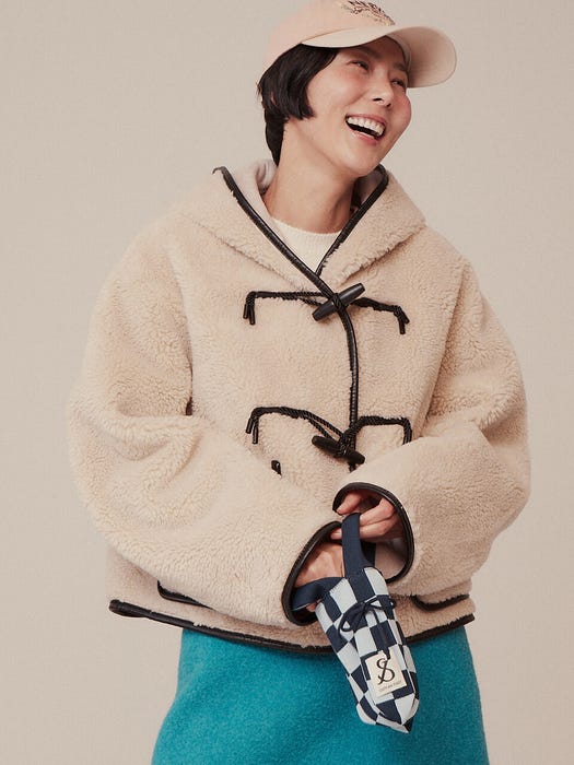 Lucky Pleats Knit Mini Cross