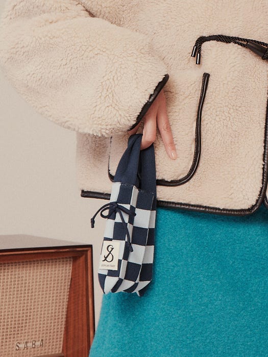 Lucky Pleats Knit Mini Cross