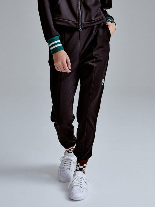 Signature Line Jogger Track Pants - Black
