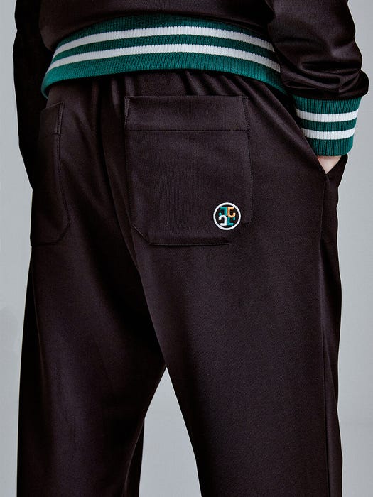 Signature Line Track Pants - Black