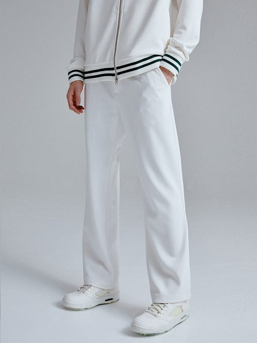 Signature Line Track Pants - White