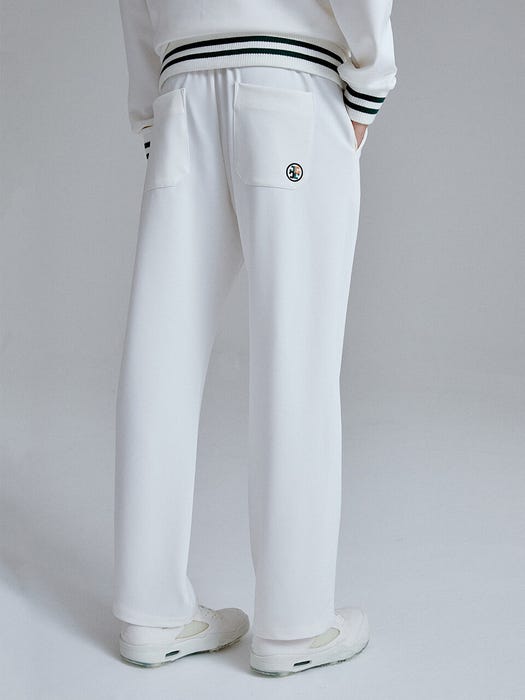 Signature Line Track Pants - White