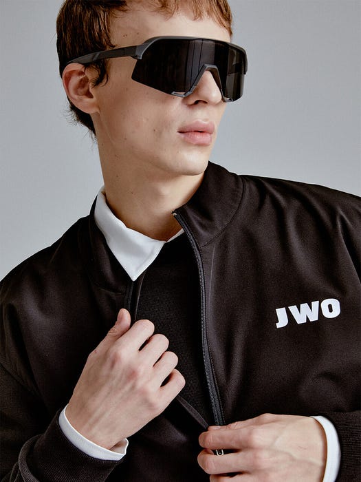 Circle Wappen Half-Zip Vest - Black