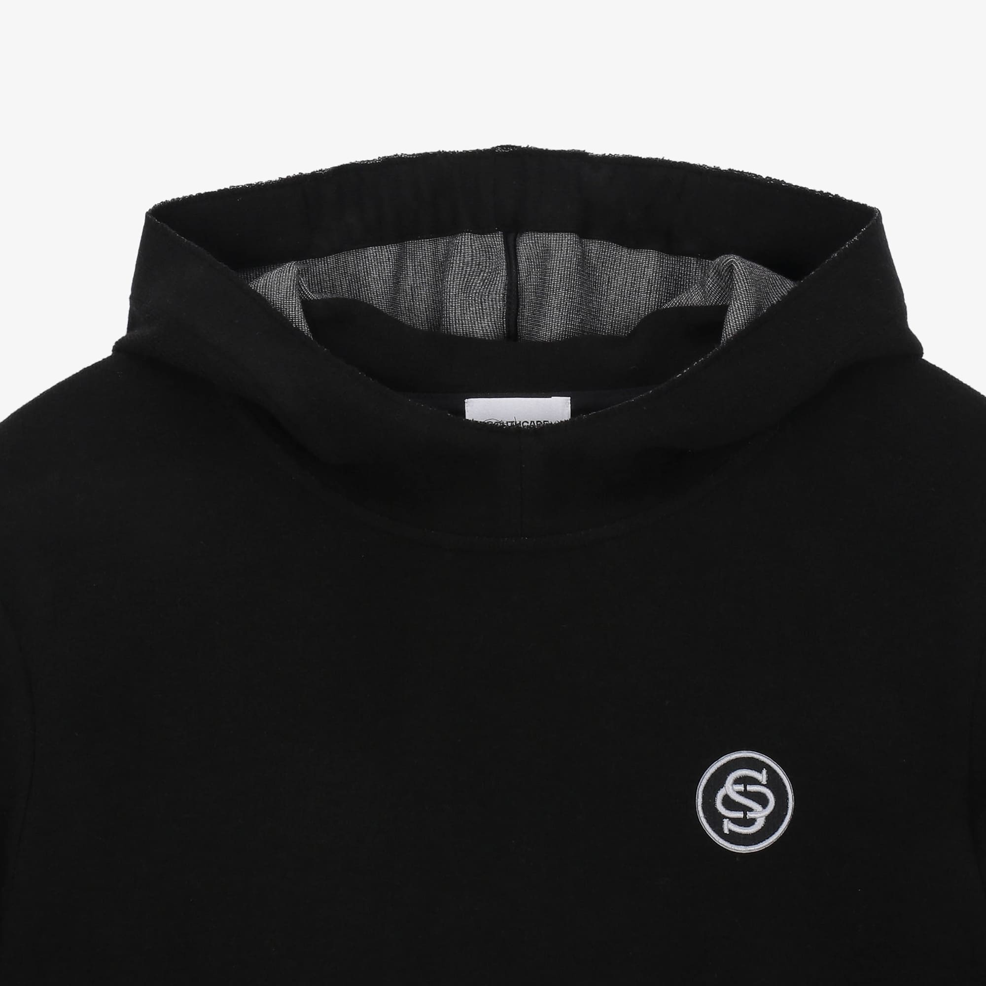 Men's Basic Hooded T-shirt - Black