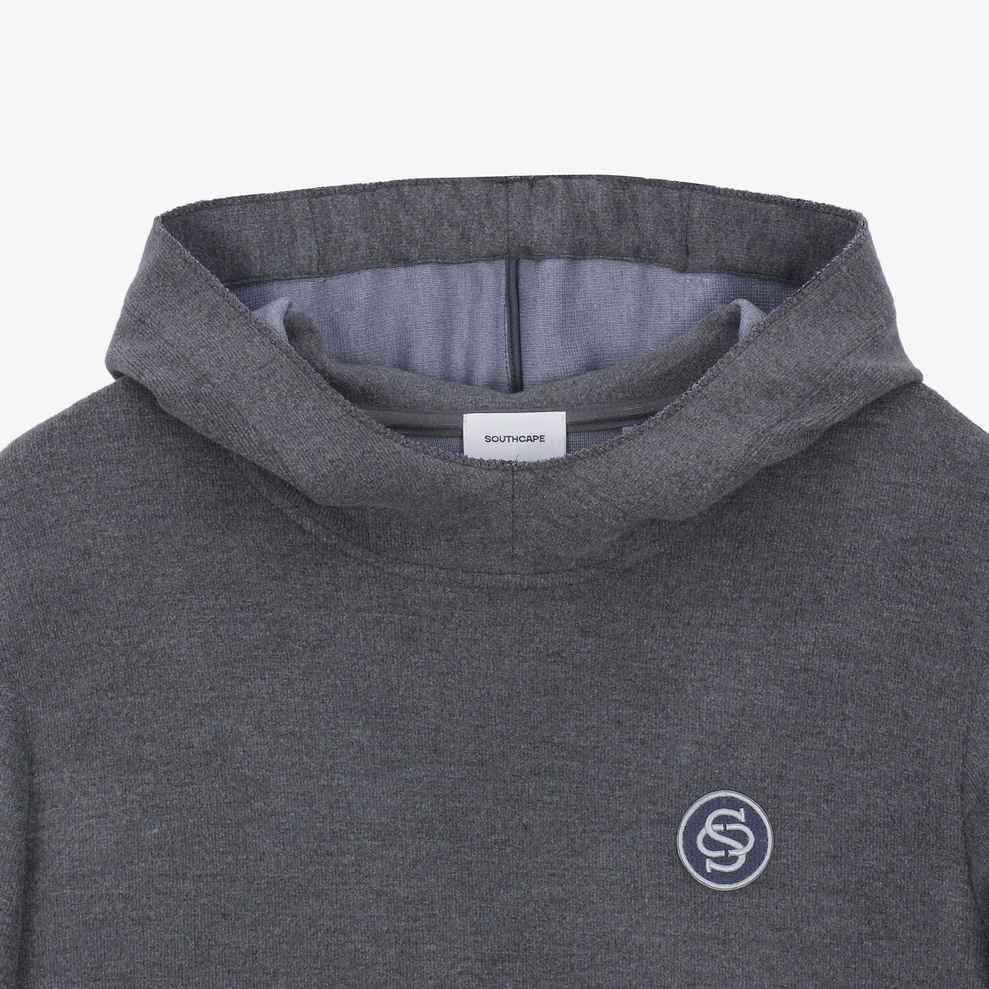 Men's Basic Hooded Sweatshirt - Melange Gray