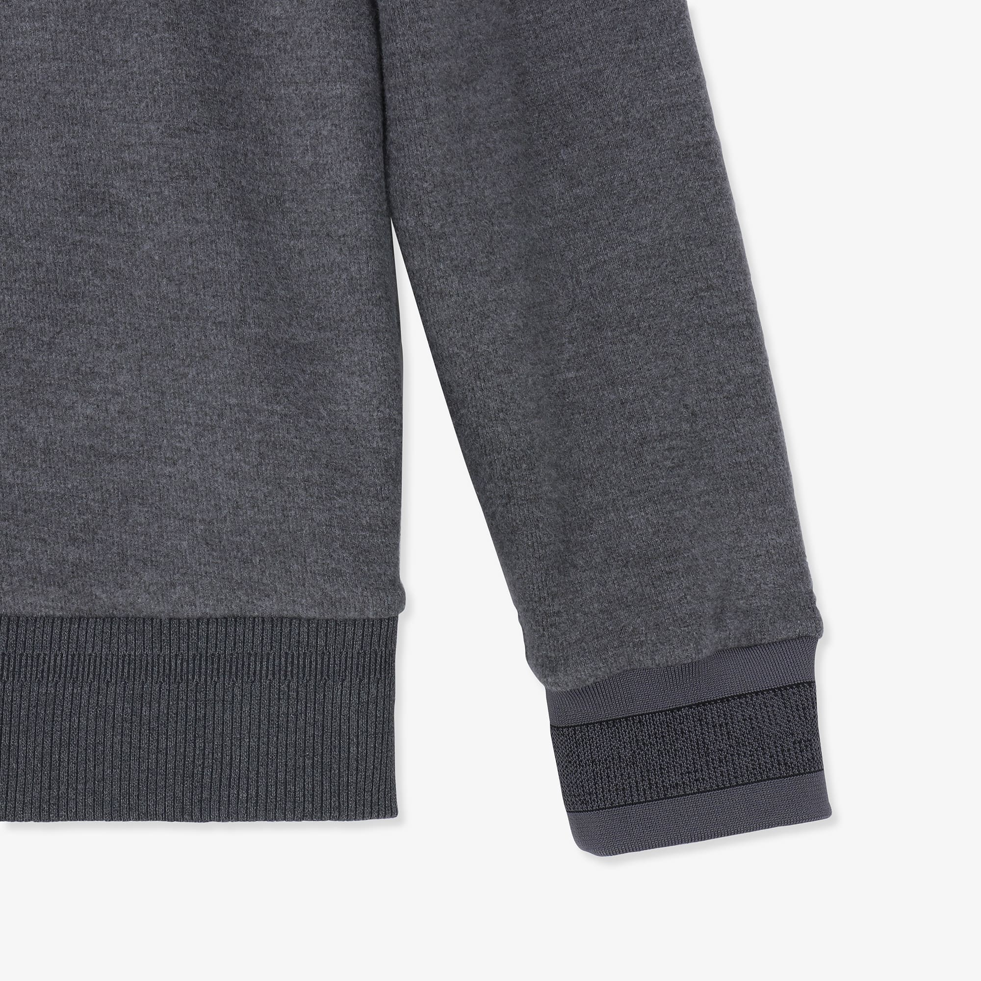 Men's Basic Hooded Sweatshirt - Melange Gray