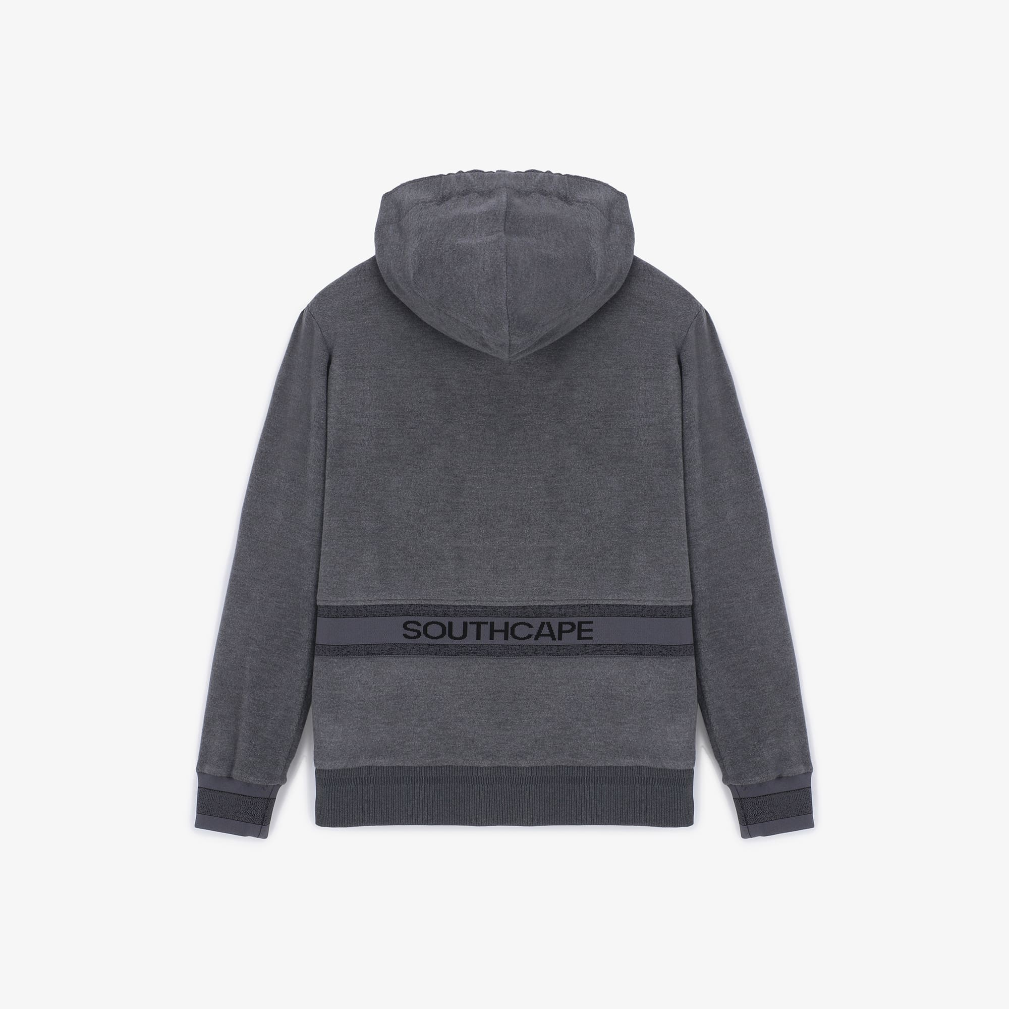 Men's Basic Hooded Sweatshirt - Melange Gray