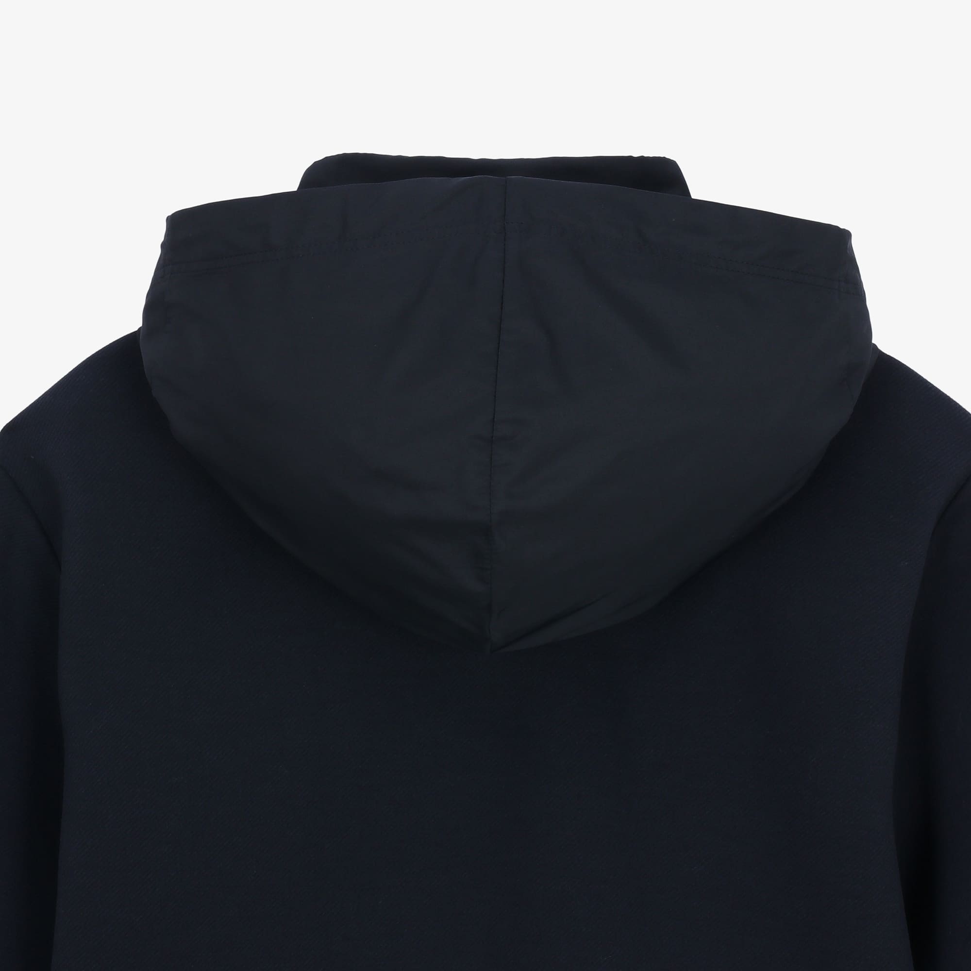 Women's Button Hooded Pullover - Navy