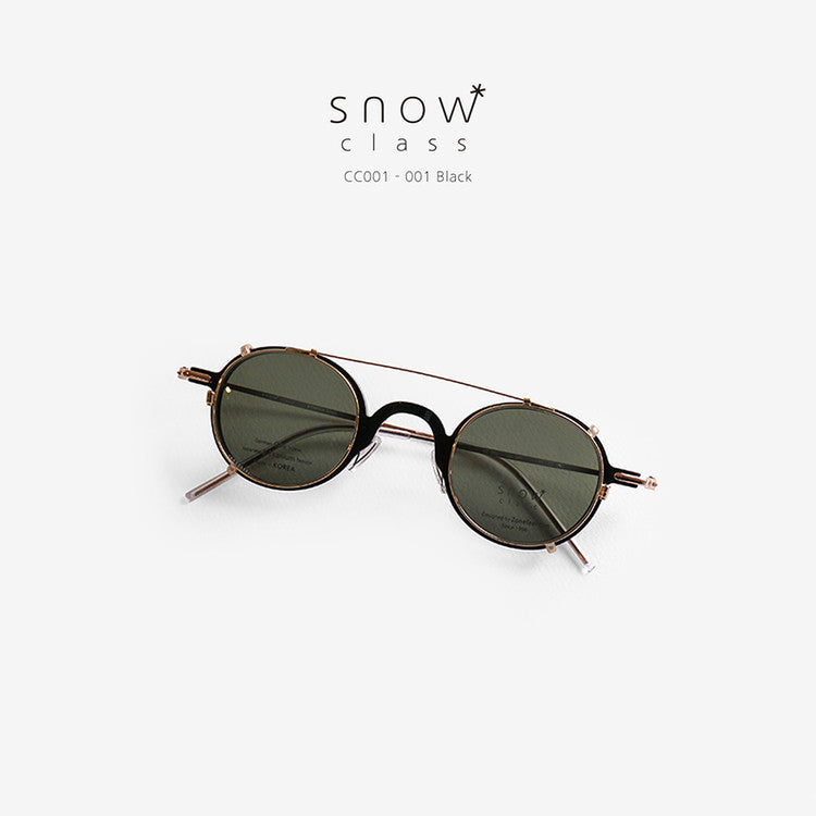 Jongpil Kim Glasses Snow Class CC001-001 - Special Black