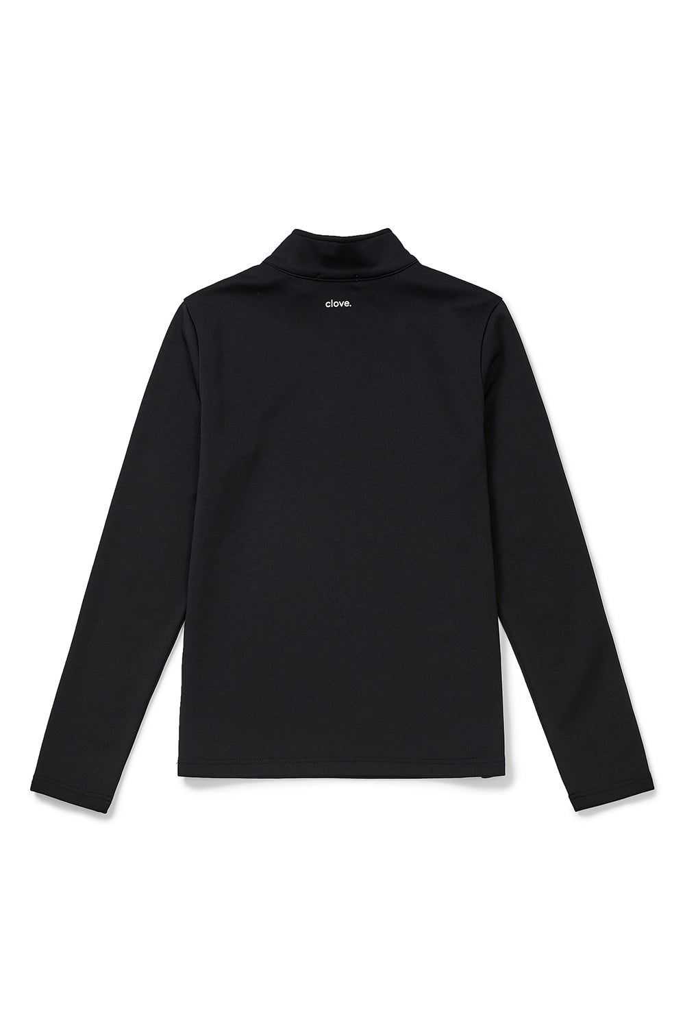 Half-Zip Long T-Shirt Women - Black