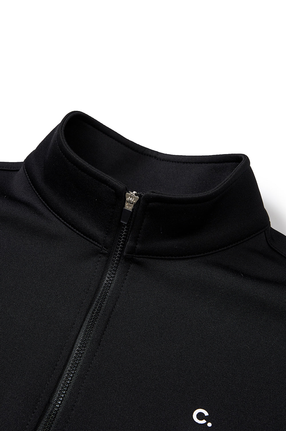 Half-Zip Long T-Shirt Women - Black