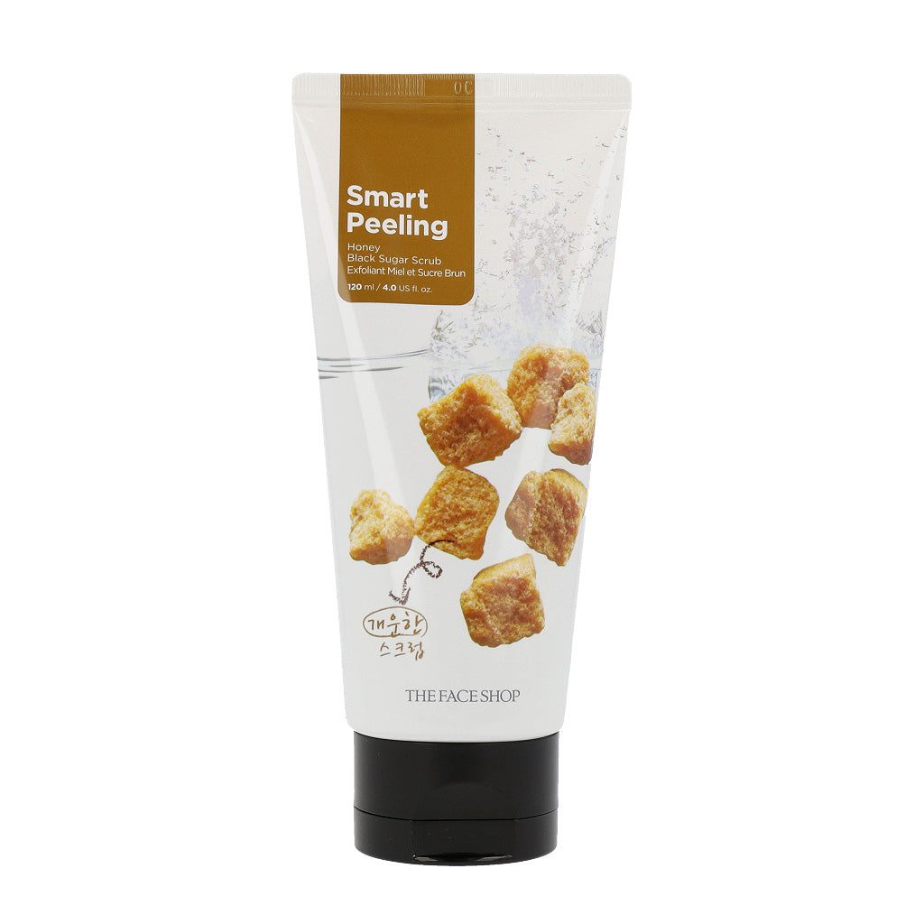 THE FACE SHOP Smart Peeling Honey Black Sugar Scrub 120ml - Dodoskin