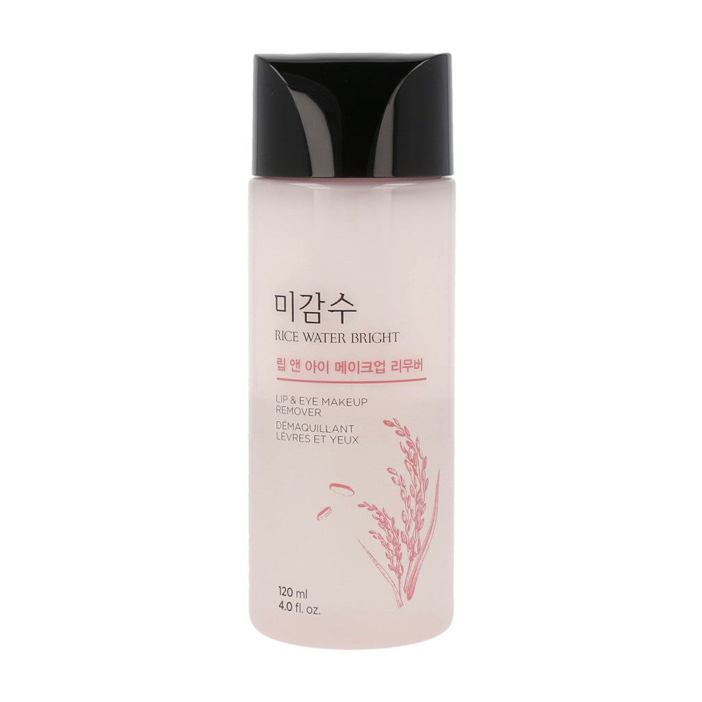 THE FACE SHOP Rice Water Bright Makeup Remover For Lip & Eye 120ml - Dodoskin