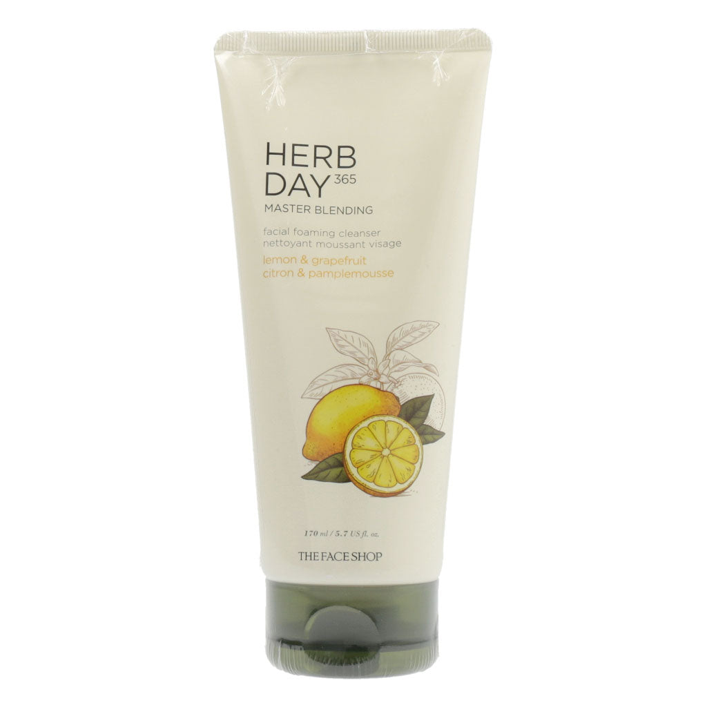 [US Exclusive] THE FACE SHOP Herb Day 365 Master Blending Cleanser 170ml Lemon - Dodoskin