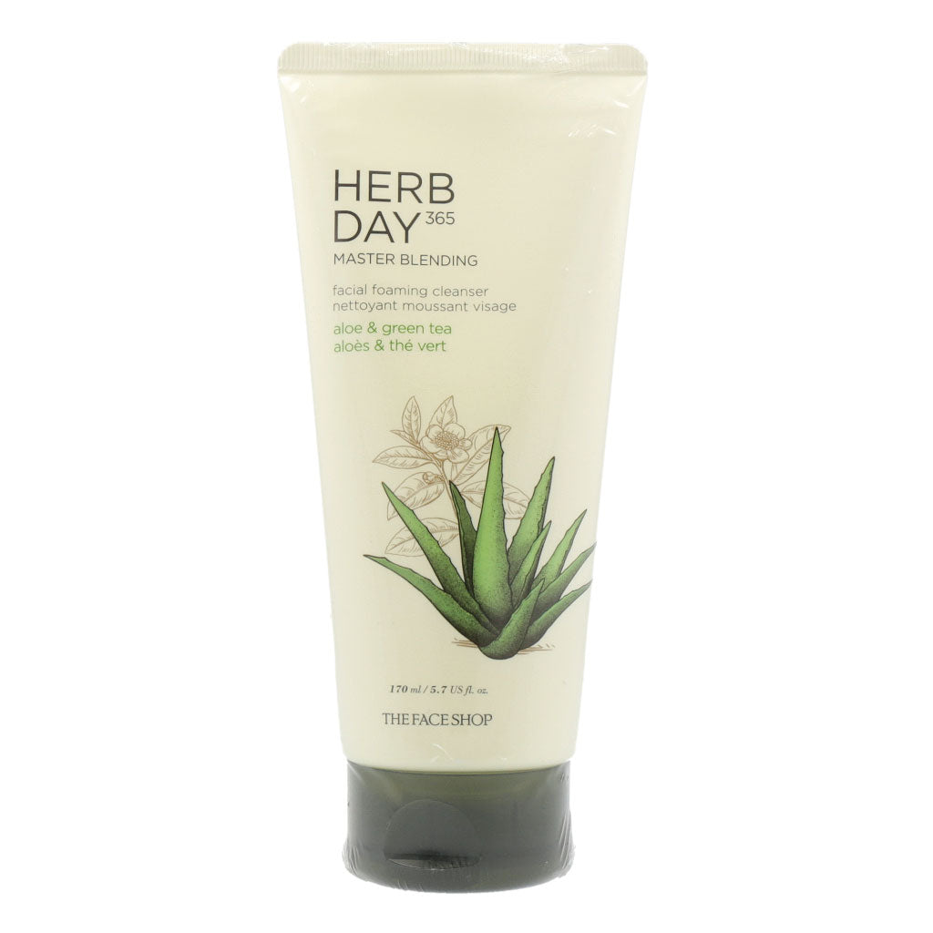 [US Exclusive] THE FACE SHOP Herb Day 365 Master Blending Cleanser 170ml Aloe - Dodoskin