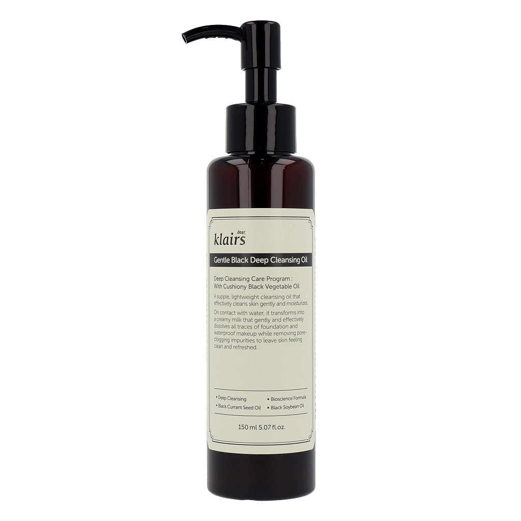 Klairs Gentle Black Deep Cleansing Oil 150ml - Dodoskin