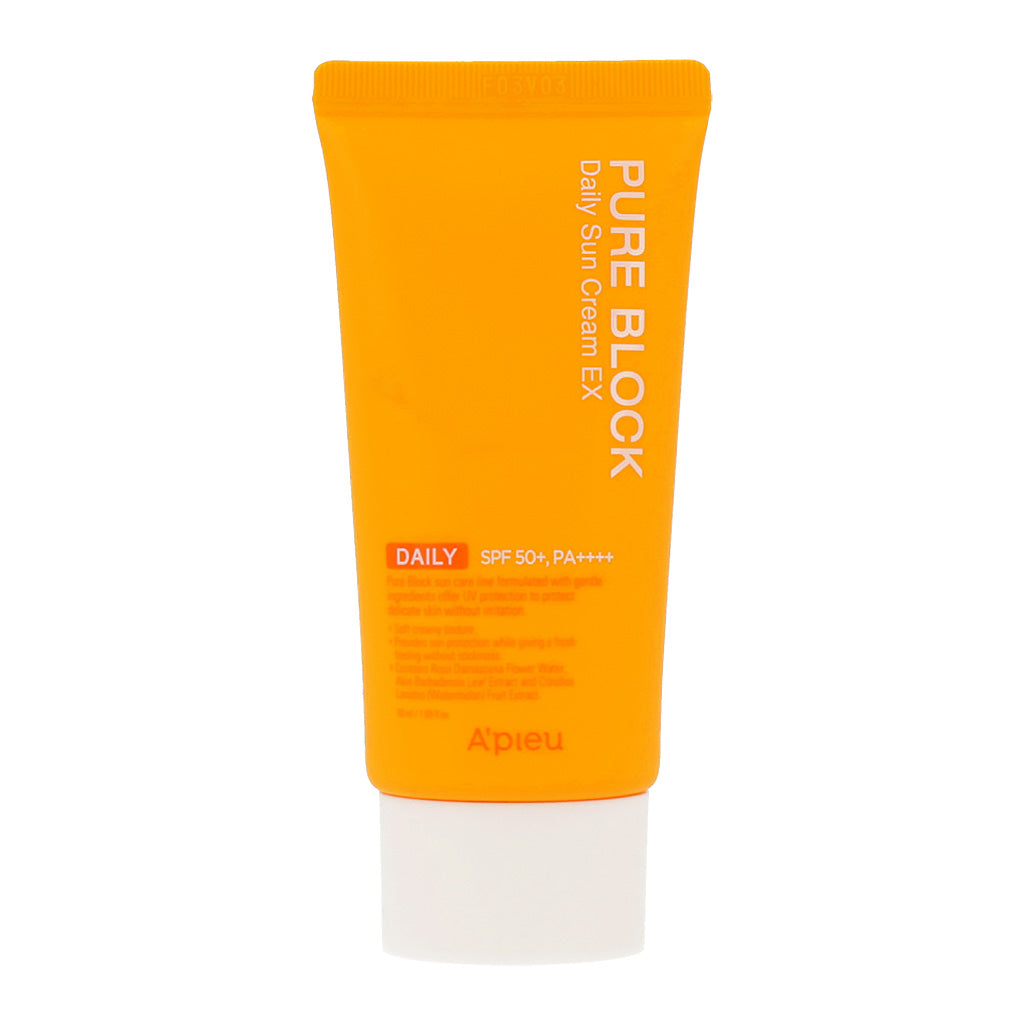 A'PIEU Pure Block Natural Daily Sun Cream SPF45 PA+++ 50ml - Dodoskin