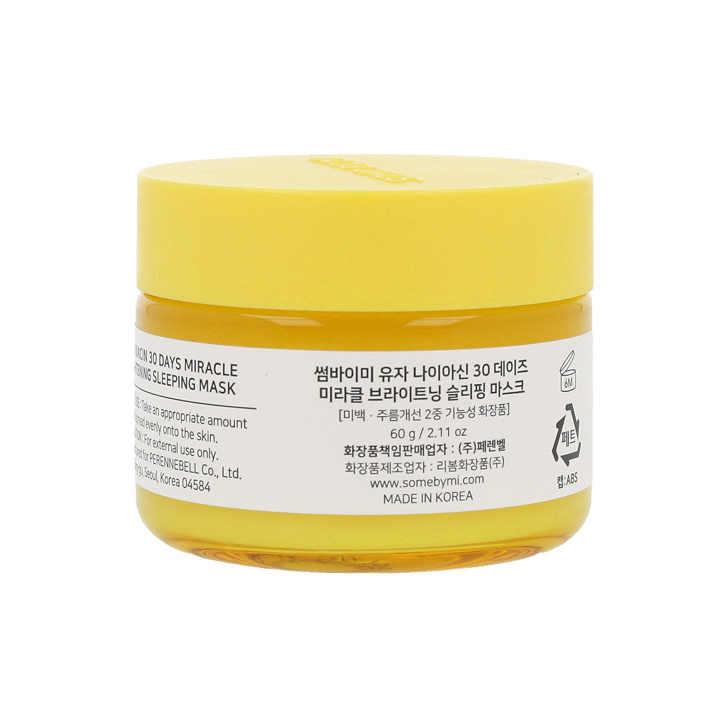 [US Exclusive] SOME BY MI Yuja Niacin 30 Days Miracle Brightening Sleeping Mask 60g - Dodoskin