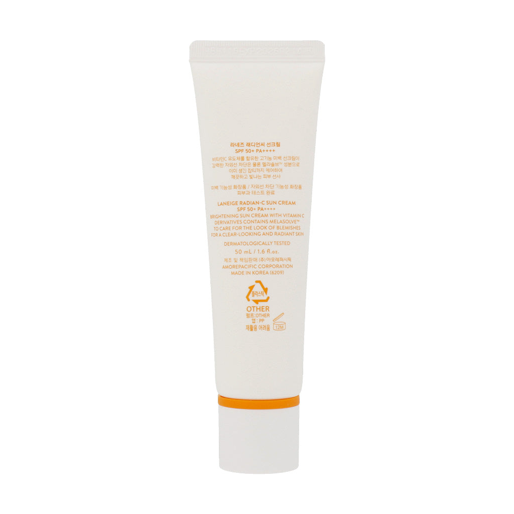 LANEIGE Radian-C Sun Cream SPF 50+ PA++++ 50ml - Dodoskin