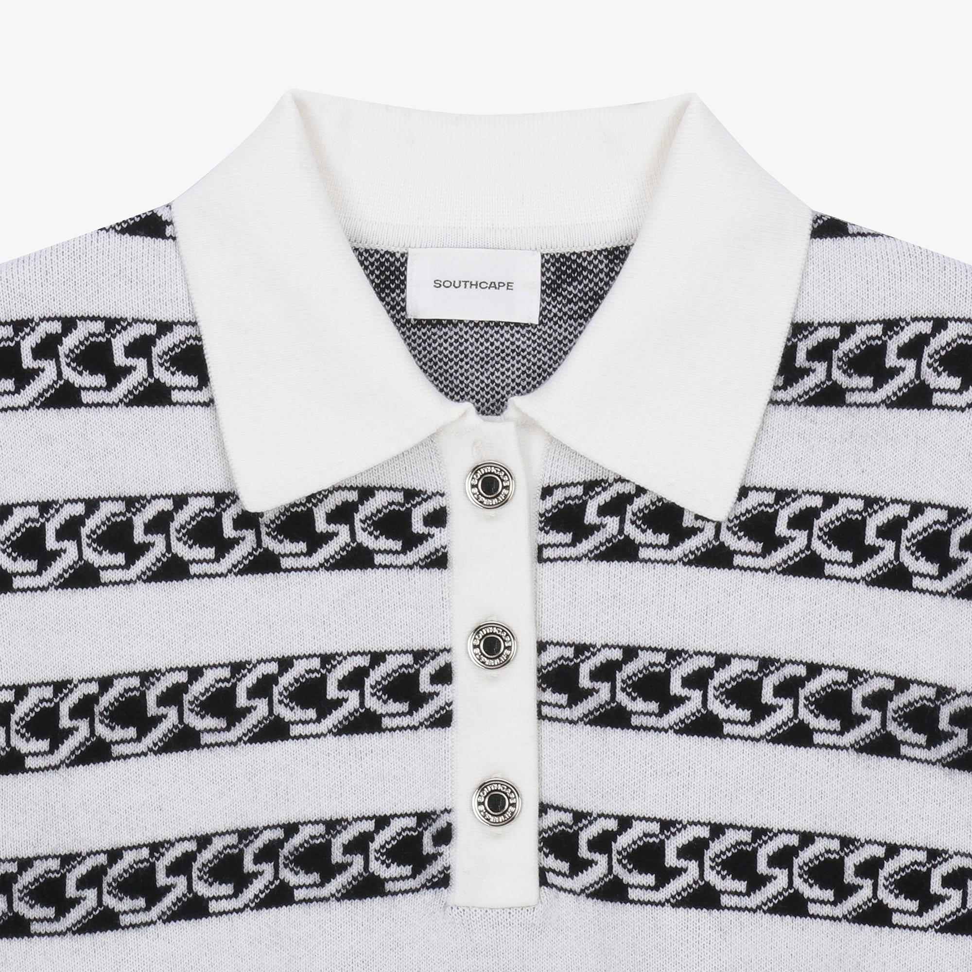 Women's SC Chain Collar Knit - White