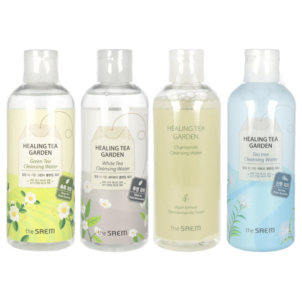 the SAEM Healing Tea Garden  Cleansing Water 300ml 4types - Dodoskin