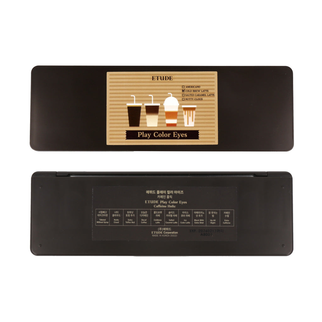 [US Exclusive] ETUDE HOUSE Play Color Eyes Dual Brush Kit #Caffeine Holic - Dodoskin