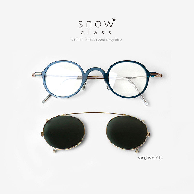 Jongpil Kim Glasses Snow Class CC - Sunglasses Clip