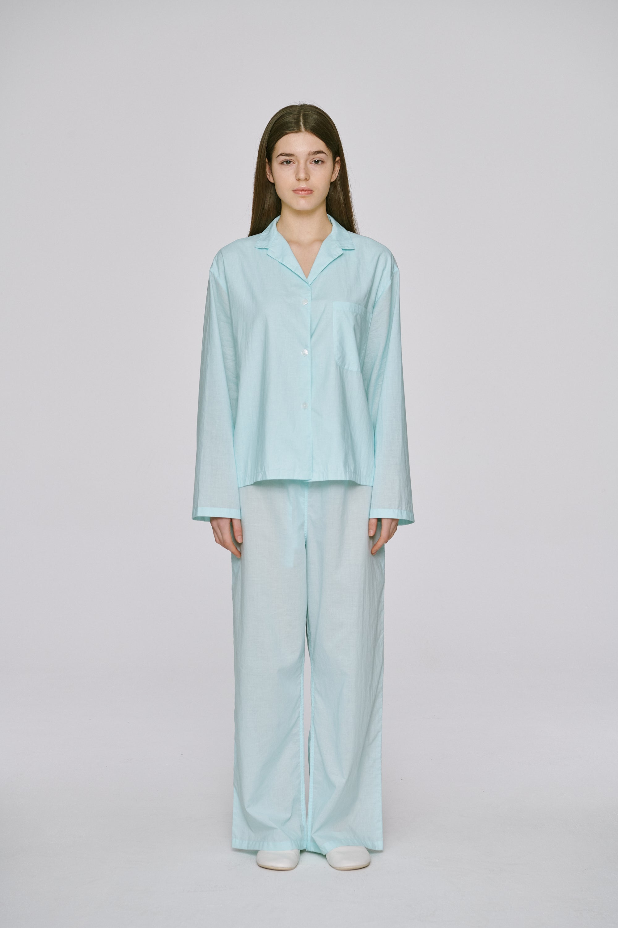 sky blue pajama set