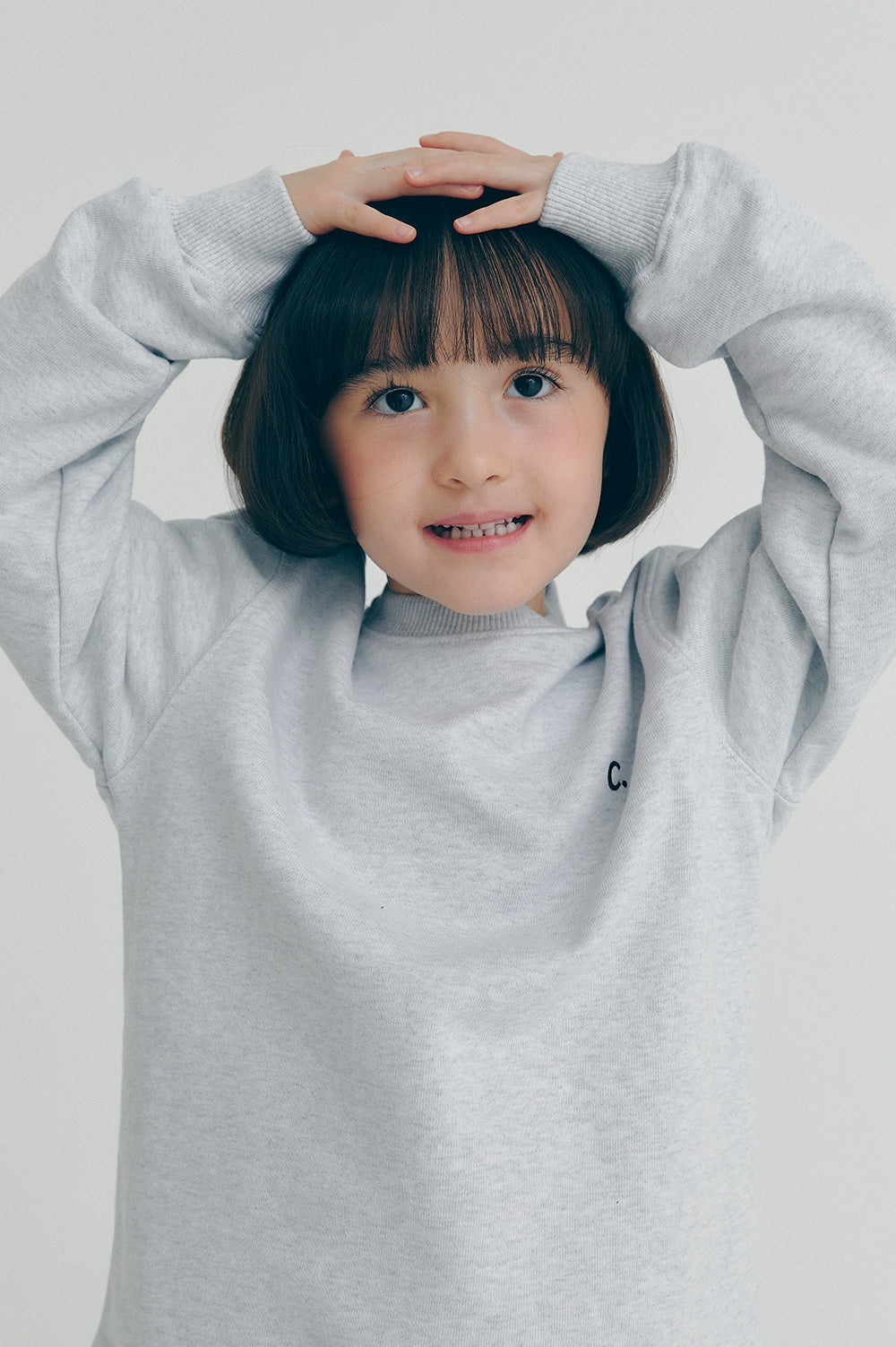 Active Sweatshirt Kids - Light Gray