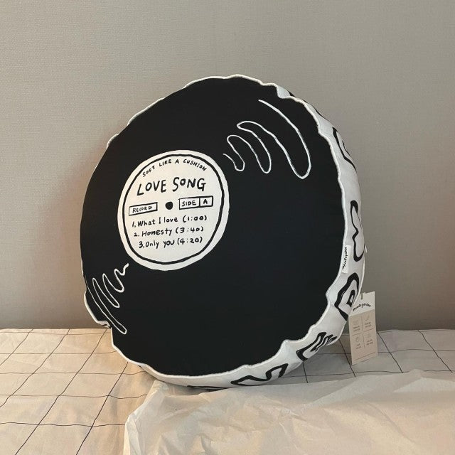 Love songs vinyl cushion